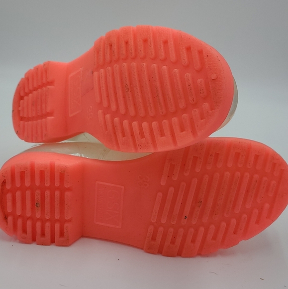 G-Six Workshop Clear Combat Boot Womens 7 - Picture 6 of 6